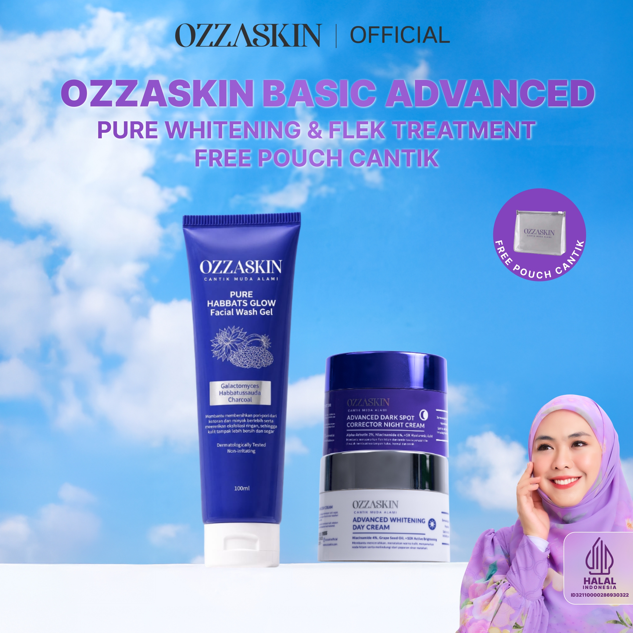 Ozzaskin 3in1 Anti Dark Spot & Glow Skin By Oki Setiana Dewi 
